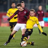 Josef ural odehrl proti Dortmundu prvn duel po pestupu z Liberce do Sparty.