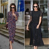 Victoria Beckham na vstavu zvolila model, kter vbec neodpovd jejmu stylu.