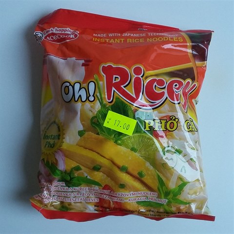 Oh! Ricey Pho G v pytlku.