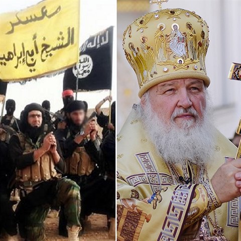 Hlavn pedstavitel rusk pravoslavn crkve patriarcha Kirill okoval...
