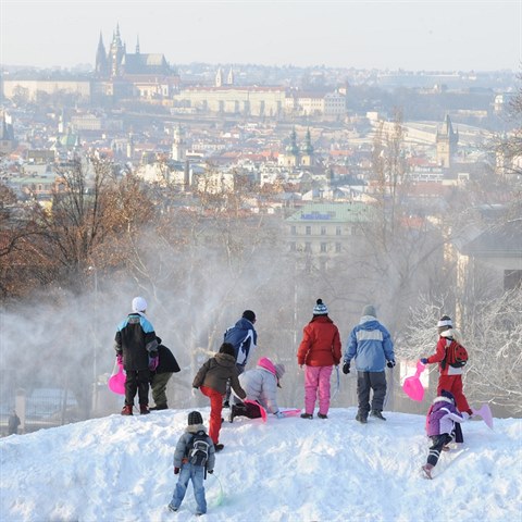 Zimn sporty v metropoli jsou celkem vzcnost.