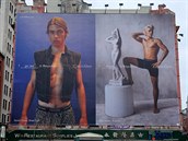 Justin shlíí ve spodním prádle na vechny chtivé dámy New Yorku.