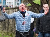 V britském Doveru probhla vyhrocená protiuprchlická demonstrace. Úastnili se...