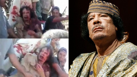 Poslední minuty ped smrtí M. Kaddáfího.