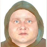 Policejn identikit jednoho z pachatel toku