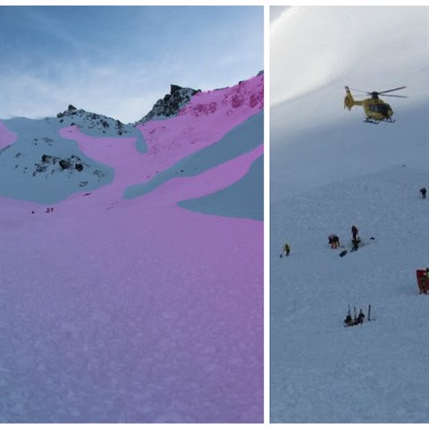 V Tyrolsku lavina zasypala esk skialpinisty.