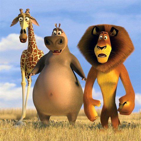 Prvn dl slavnho animku Madagascar se promtal v roce 2005. Hroici Glorii...