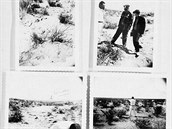 Snímky poízené agenty CIA z místa, kde bylo zpozorováno UFO.