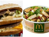 Co od McDonald´s má více kalorií - burger nebo salát?