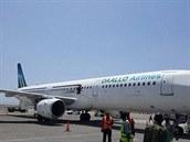 Airbus spolenosti Daallo Airlines se vrátil na letit v relativním poádku.