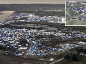 V uprchlickém táboe v Calais nyní ije 7000 lidí.