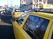 Sluba Uber pedstavuje konkurenci taxikám a dalí zpsob, jak se pohybovat...