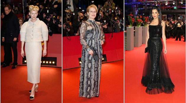 Na čtvrtečním zahájení filmového festivalu Berlinale některé celebrity...