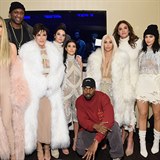 Westa přišel podpořil i celý klan Kardashian Jenner včetně jeho manželky Kim.