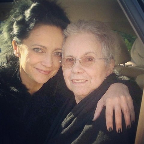 Lucie Bl s maminkou Hanou v roce 2014.