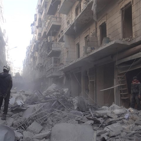 Syrsk msto Aleppo odsteluj nyn rusk vzdun sly.