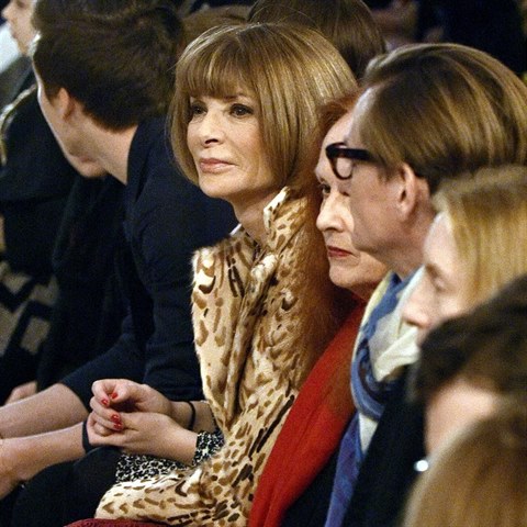 V prvn� �ad� zaujala sv� m�sto hlavn� editorka �asopisu Vogue Anna Wintour.
