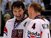 Jaromír Jágr vyhrál vechny ti hlavní hokejové trofeje: Stanley Cup, olympiádu...