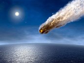 Dopad asteroidu do moe by vyvolal obí vlny tsunami.