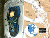 Na kanadském pobeí byla nalezena lidská noha v becké bot. Jednalo se u o...