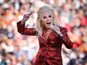 Zpvaka Lady Gaga vystoupila na zaátku února na Super Bowlu.
