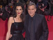 Jednoznan nejzáivjím párem festivalu se stal George Clooney s manelkou...