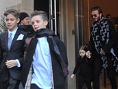 Beckham piletl do New Yorku na módní pehlídku své eny Victorie se vemu 4...