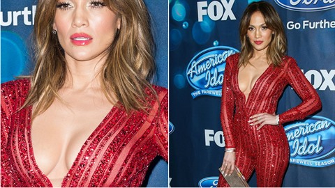 Jennifer Lopez opt provokuje. Na American Idol párty se pedvedla jako...