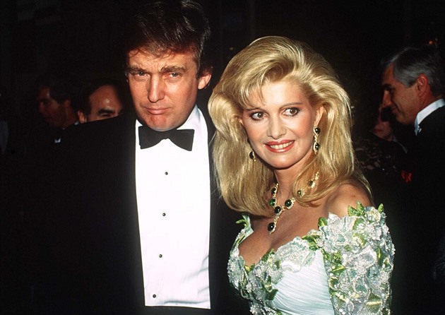 Ivana Trumpová s Donaldem Trumpem v  roce 1985.