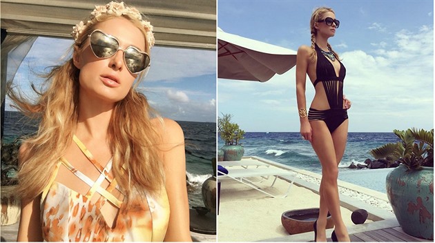 Paris Hilton si uívá dovolenou v ráji a svým fanoukm se denn chlubí fotkami...