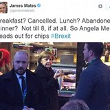 Angela Merkelov ochutnala tradin bruselsk hranolky.
