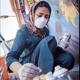 Shamsia Hassani je prvn umlkyn, kter dl street art.