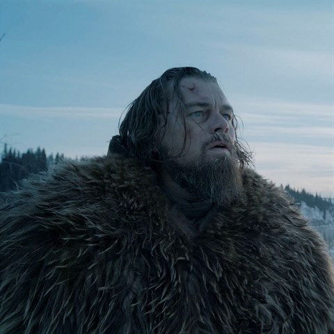 Leonardo DiCaprio, nejsledovanj nominovan, ve filmu The Revenant:...