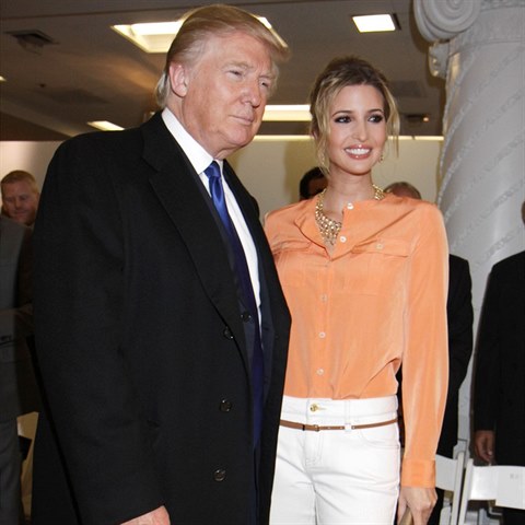 Ivanka Trumpov s otcem Donaldem Trumpem.
