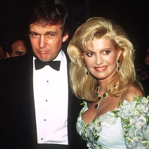 Ivana Trumpov s Donaldem Trumpem v  roce 1985.