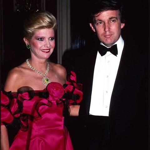 Ivana Trumpov s Donaldem Trumpem v  roce 1988.