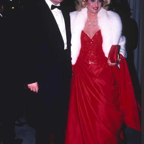 Ivana Trumpov s Donaldem Trumpem v  roce 1986.