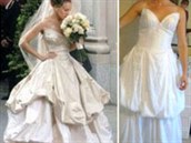 Pokus o �aty seriálové Carrie Bradshaw.