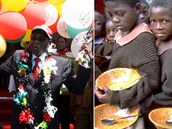 Prezident Zimbabwe Robert Mugabe si uíval týdenní oslavu svých 92. narozenin,...