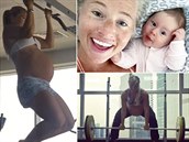 Jednaticetiletá fitnesstrenérka Inger se s posilováním nepestala ani v...