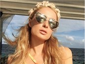 Paris Hilton si uívá dovolenou v ráji a svým fanoukm se denn chlubí fotkami...