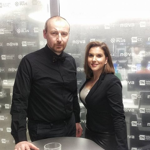 Marcela kbov mla ve studiu i Radka Matlacha.