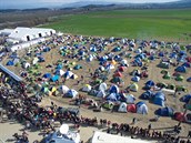 Uprchlíci z tábora Idomeni by nejradji li do Nmecka, védska nebo Velké...