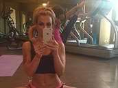 Spears jde do sebe a pravideln cvií. O fotku se podlila i na svém Instagramu.