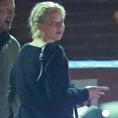 Neupraven Jennifer Lawrence v ptek v Los Angeles.