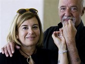 Coelho s manelkou Christinou v roce 1982 poprvé navtívili Prahu a setkali se...