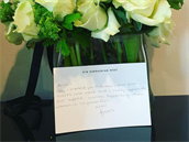 Ariel Winter sdílela na svj Instagram snímek bílých rí od Kim spolu se...