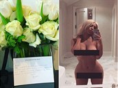Kim Kardashian posílá celebritám re jako podkování za podporu v kauze nahého...