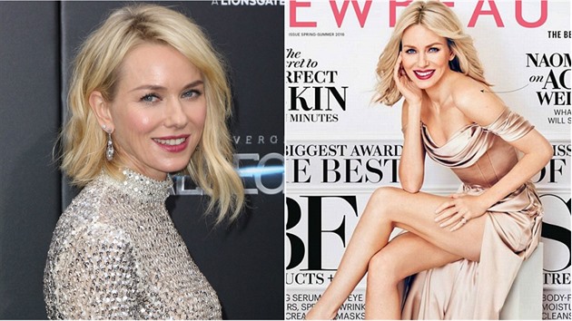 Naomi Watts promluvila oteven o botoxu. tenái se vak rozilují nad obálkou...