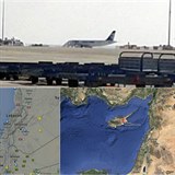 V kypersk Larnace v ter rno pistlo egyptsk letadlo, kter mlo bt...